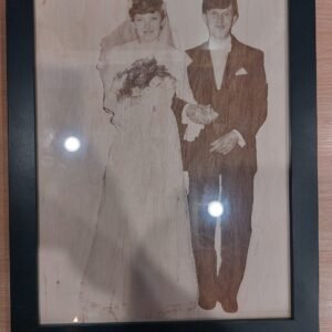 Obraz wypalany w drewnie