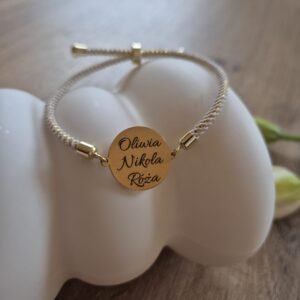 Alternative view of Bransoletka Z Imionami I Datami Dzieci