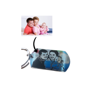 Alternative view of Brelok Z Twojego Zdjęcia Gruba Linia