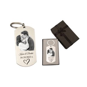 Alternative view of Brelok Z Twoim Zdjęciem + Imiona + Data - Zdjęcie