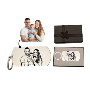 Alternative view of Brelok Z Twojego Zdjęcia Gruba Linia - OBRYS