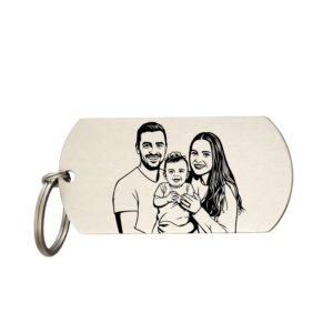 Alternative view of Brelok Z Twojego Zdjęcia Gruba Linia